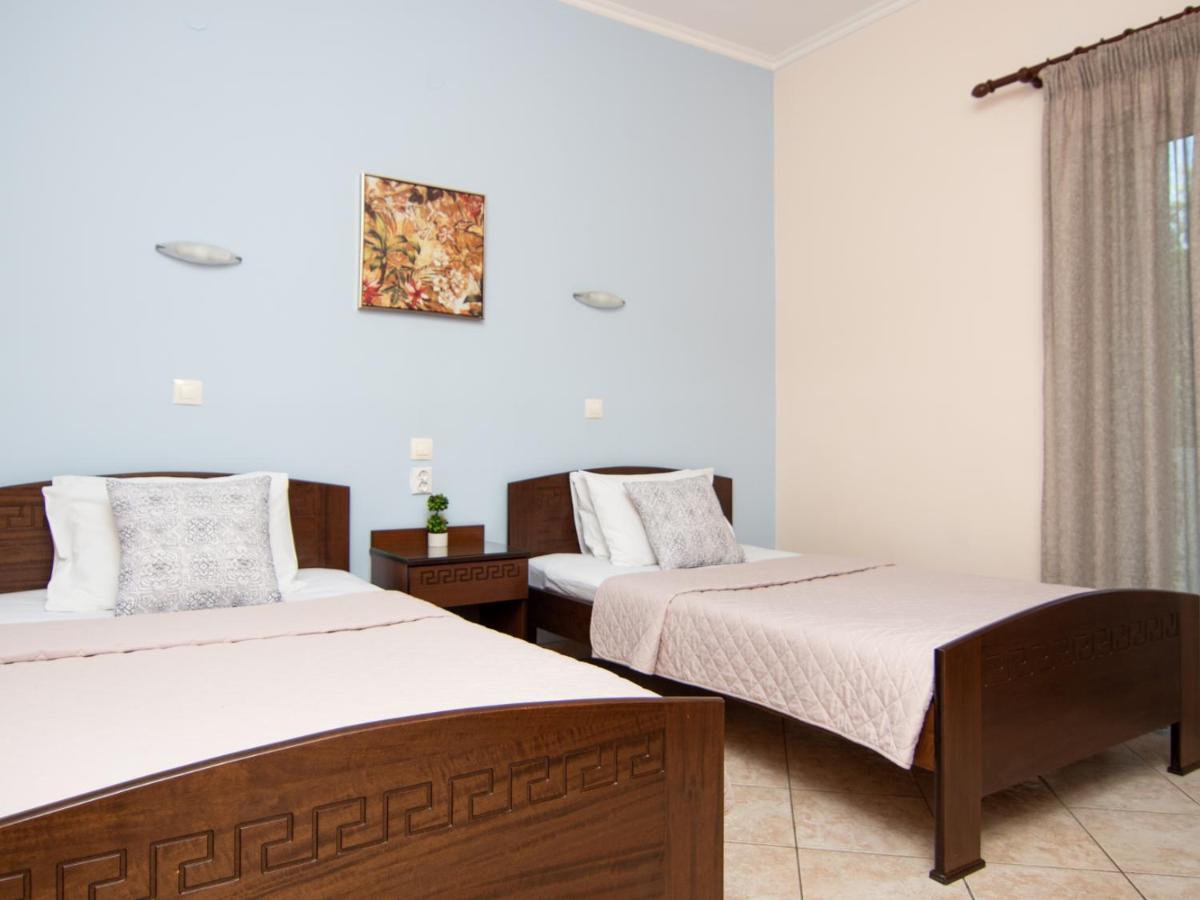 Achillion Aparthotel Paralía Exterior foto