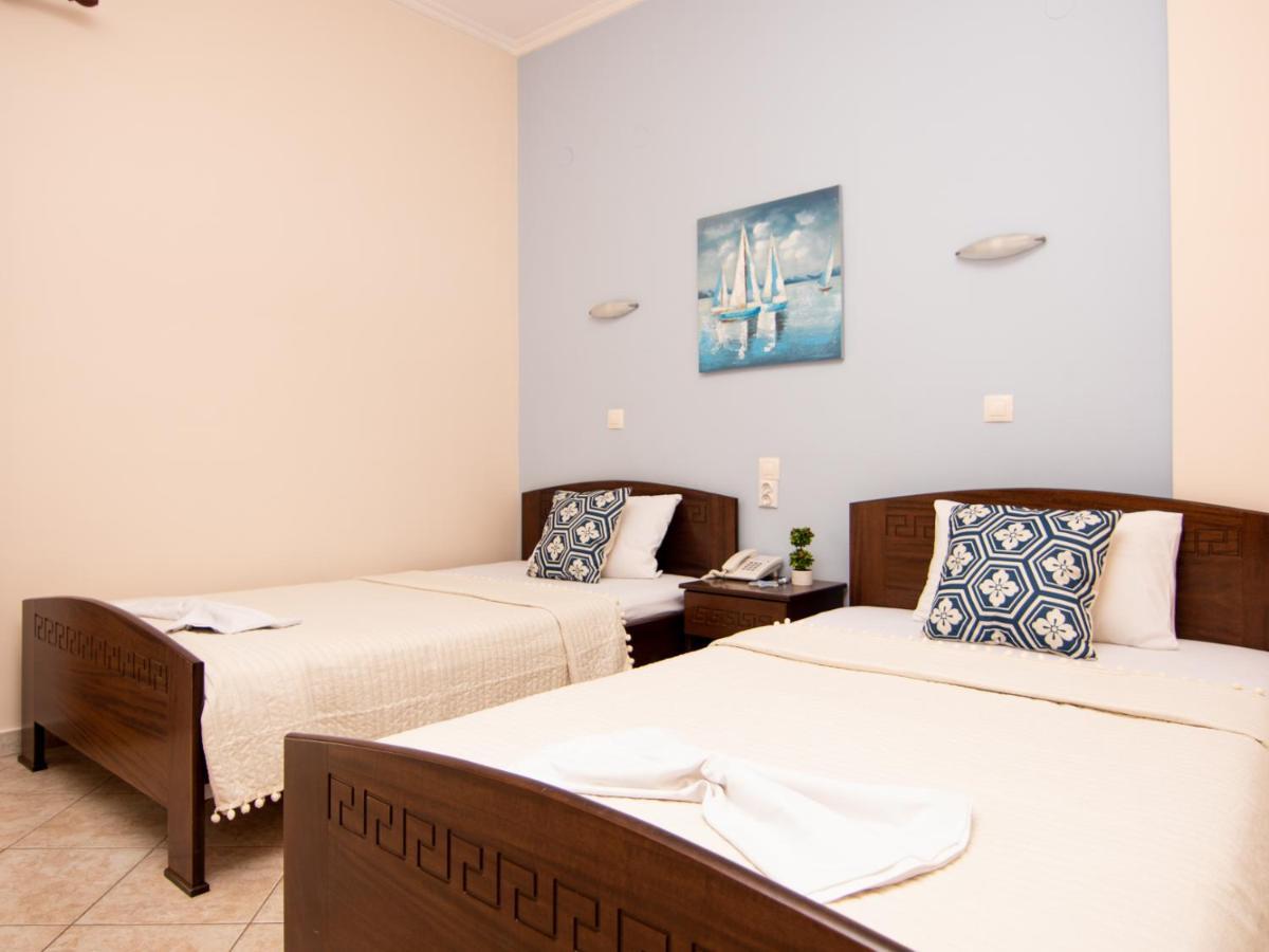Achillion Aparthotel Paralía Exterior foto