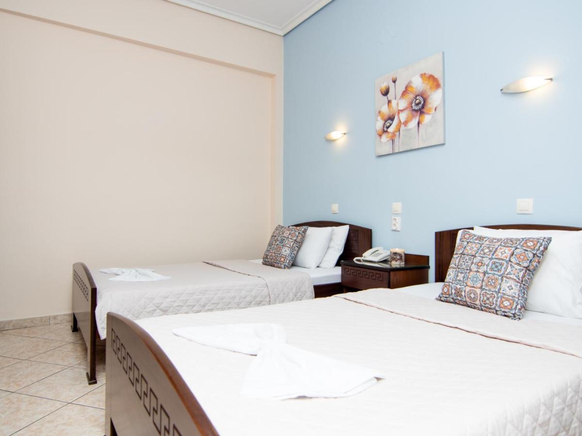 Achillion Aparthotel Paralía Exterior foto