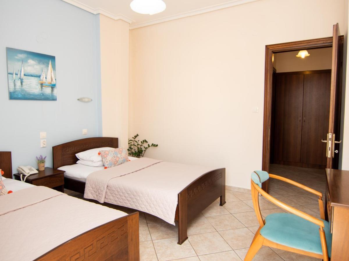 Achillion Aparthotel Paralía Exterior foto